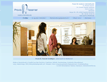 Tablet Screenshot of praxis-tessmer.de